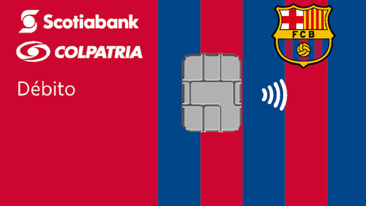 Scotiabank Colpatria presentó tarjeta débito de Barcelona FC conozca