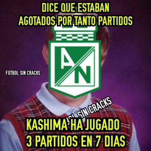 Memes que dejó el partido entre Kashima y Nacional.