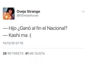 Memes que dejó el partido entre Kashima y Nacional.