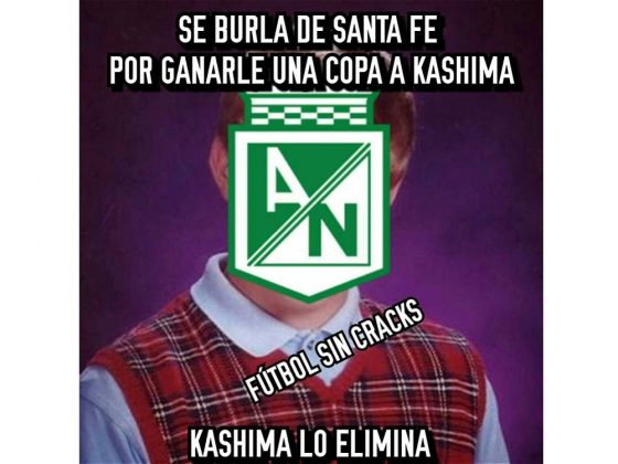 Memes que dejó el partido entre Kashima y Nacional.