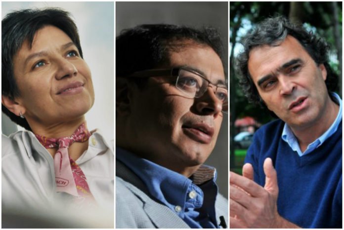 Gustavo Petro Sergio Fajardo Claudia López