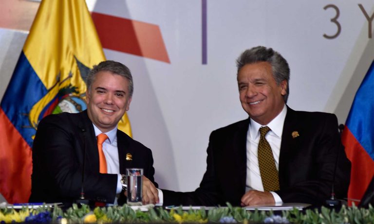 Ecuador y Colombia anuncian acuerdo para reactivación económica en la frontera