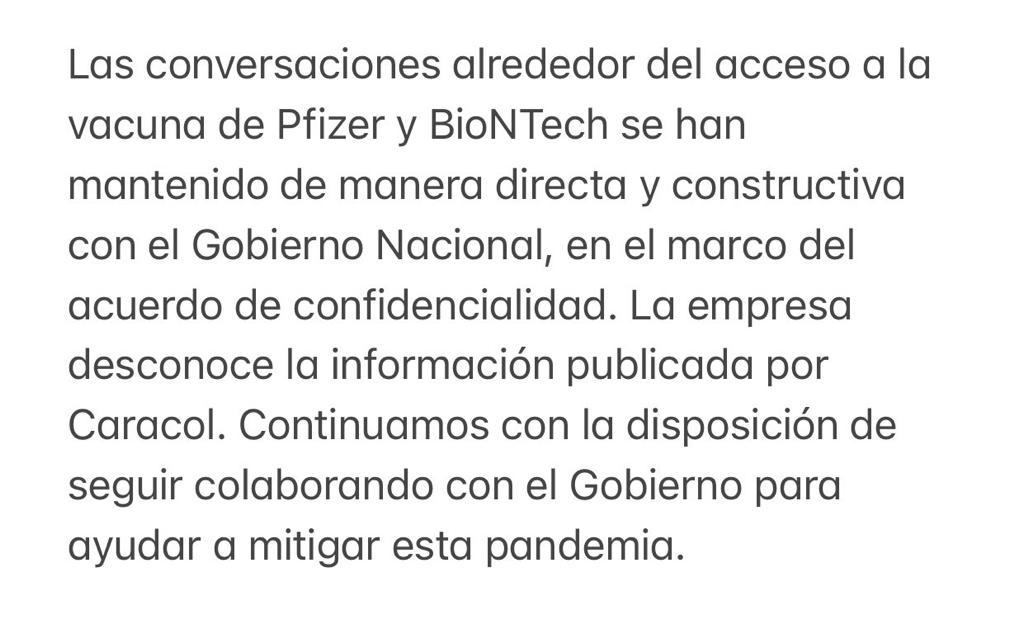 supuesto comunicado