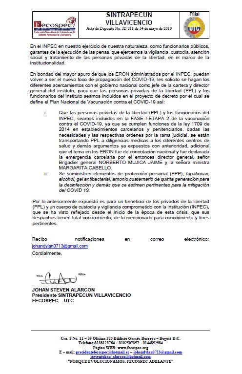 Comunicado Inpec 2