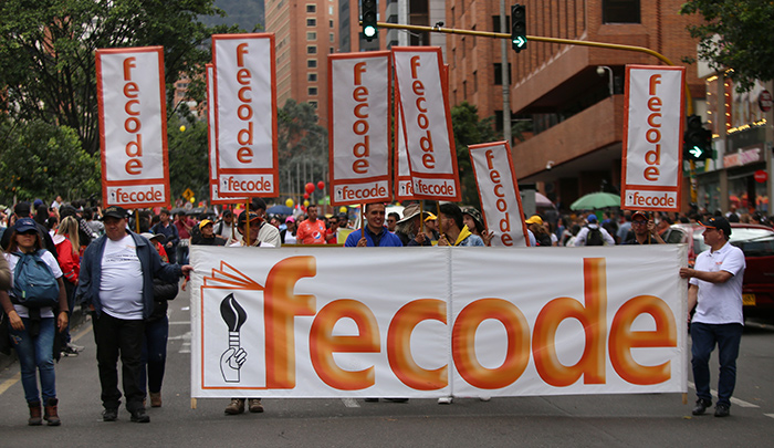 Fecode convocó manifestaciones para el 28 de septiembre
