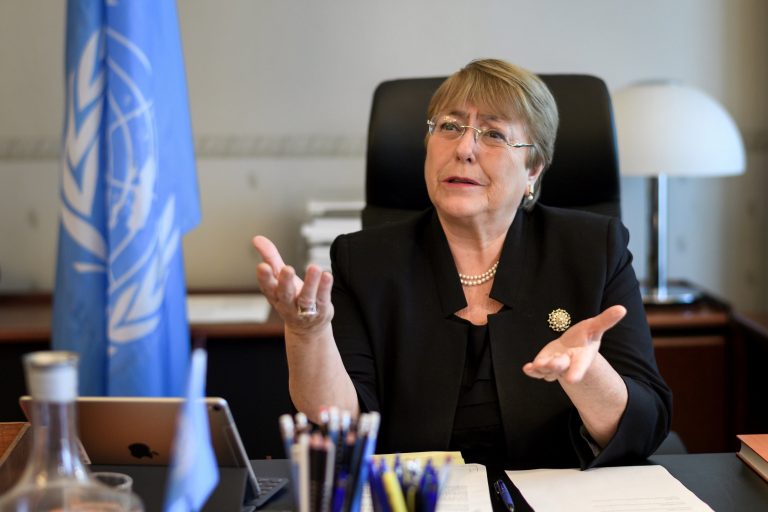 Bachelet alertó sobre la crisis en Colombia en medio de las protestas