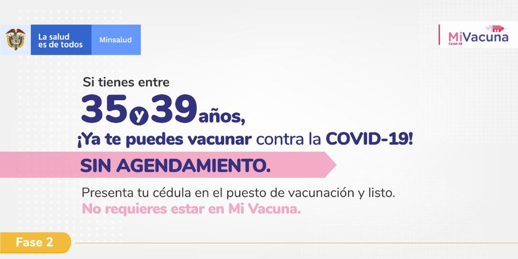 Incentivos para quienes se vacunen contra la Covid en Colombia s