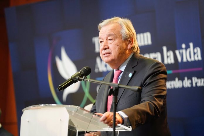 Colombia.- Guterres apunta a la
