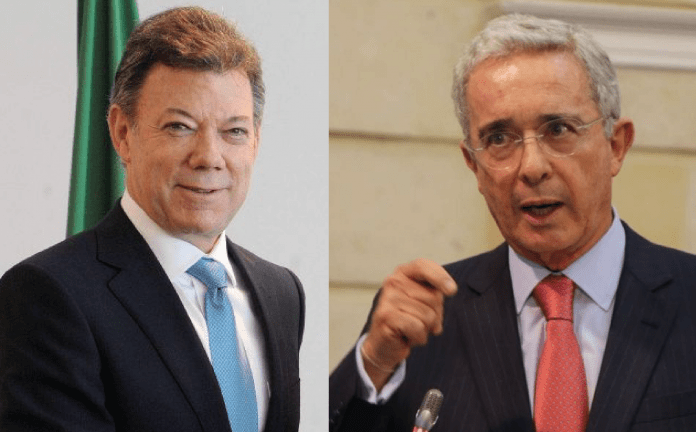 “La estrategia política de pelear conmigo ya no le funciona” Santos le responde a Uribe