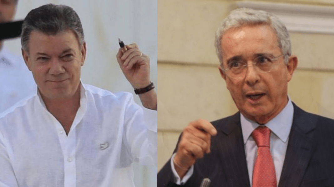 Álvaro Uribe Vélez denunció al expresidente Juan Manuel Santos