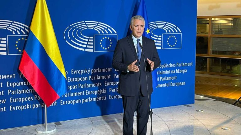 Eurodiputados rechazaron discurso del presidente Duque en el Parlamento Europeo