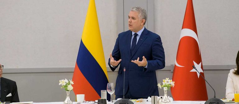 “Estoy muy agradecido por la decisión de ustedes de otorgar a Colombia el Estatus de Aliado Estratégico de Turquía», Pdte. Iván Duque