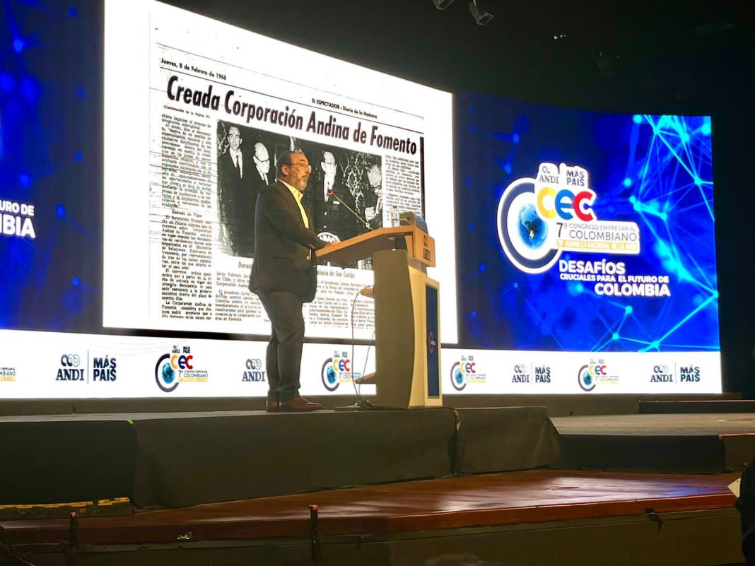 Presidente de la CAF participa en el Congreso Empresarial Colombiano