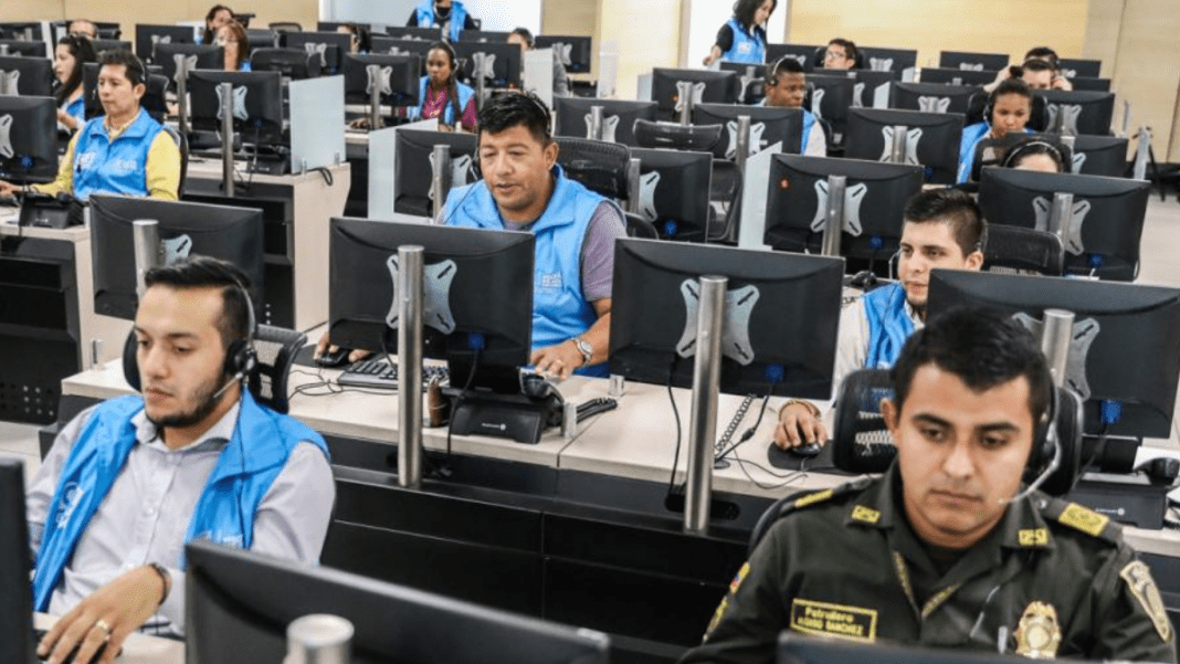 Línea de Emergencia 123 en Bogotá