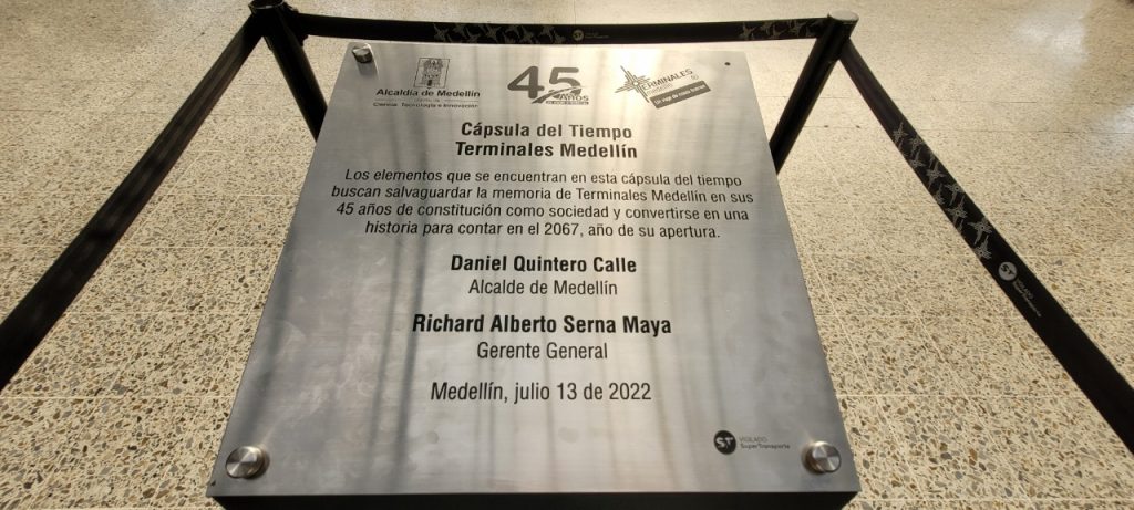 La cápsula del tiempo de Terminales Medellín busca salvaguardar la memoria de la entidad en sus 45 años