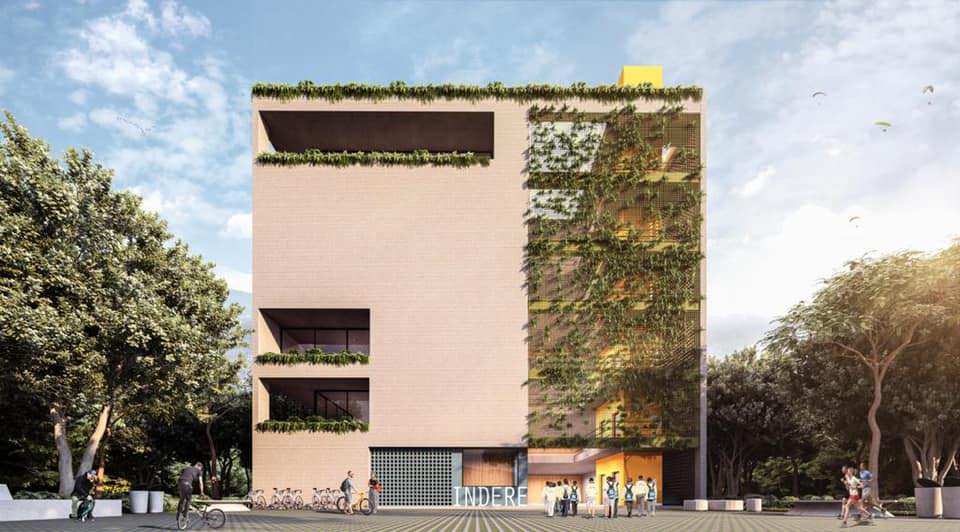 Así se construye el Edificio del Deporte del municipio de La Estrella