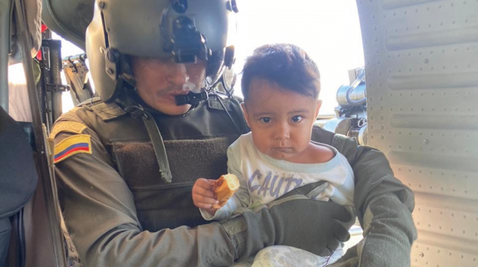 Niño de 18 meses fue rescatado por el Gaula de la Policía