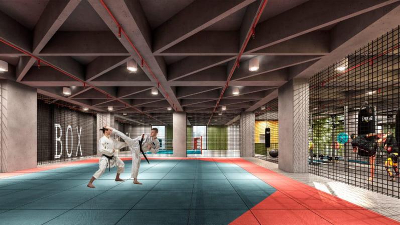 <strong>Así se construye el Edificio del Deporte del municipio de La Estrella</strong> 1 df945 kate 1