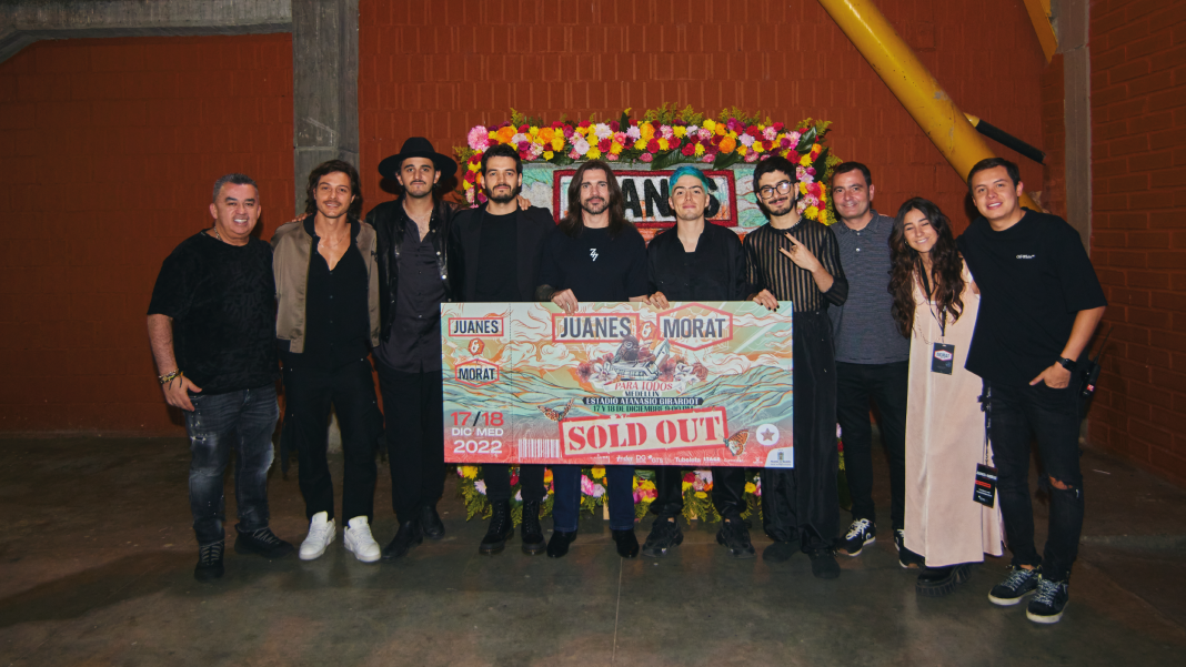 Juanes y Morat: más de 70 mil personas disfrutaron del icónico show este fin de semana en Medellín