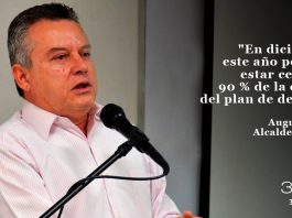 "En diciembre de este año podríamos estar cercanos al 90 % de la ejecución del plan de desarrollo": Augusto Gallego, alcalde de Barbosa