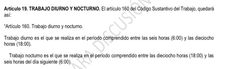 Horas nocturnas, festivos y más: los puntos relevantes que tendría la Reforma Laboral de Gustavo Petro 2 Articulo 19