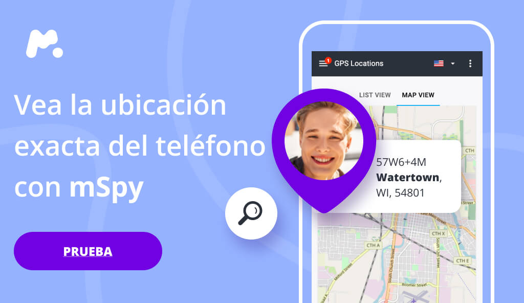 Vea la ubicacion exacta del telefono con mSpy