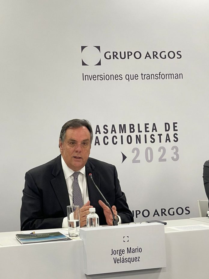 Presidente de Argos, Jorge Mario Velásquez.