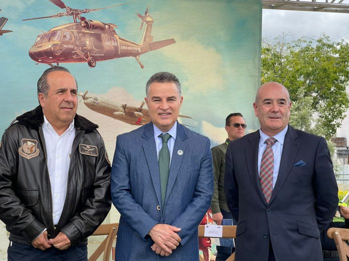 El gobernador de Antioquia hizo parte de la presentación del F-AIR Colombia 2023.