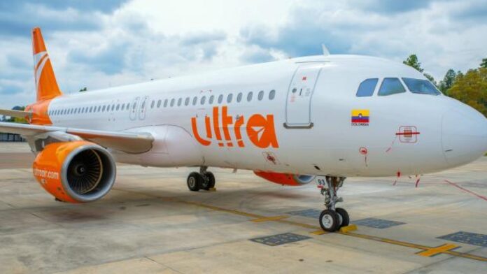 Ultra Air frenó su operación comercial el 30 de marzo. FOTO TOMADA DE: ULTRA AIR