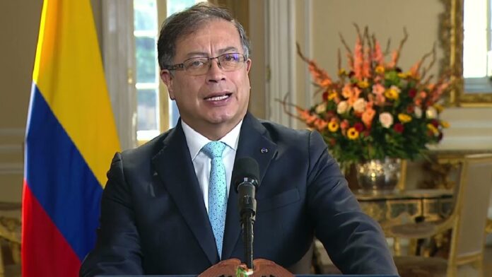 Gustavo Petro estuvo en la sanción del Plan Nacional de Desarrollo 2022-2026 en el resguardo indígena El Remanso en Inírida, Guainía. FOTO TOMADA DE: CANCILLERÍA DE COLOMBIA