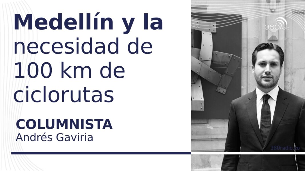 Medellín y la necesidad de 100 kilómetros de verdaderas ciclorutas