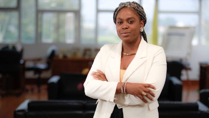 Aurora Vergara, ministra de educación, se posesionó el 8 de marzo del 2023 como ministra de Educación en Quibdó (Chocó). FOTO TOMADA DE: CORTESÍA