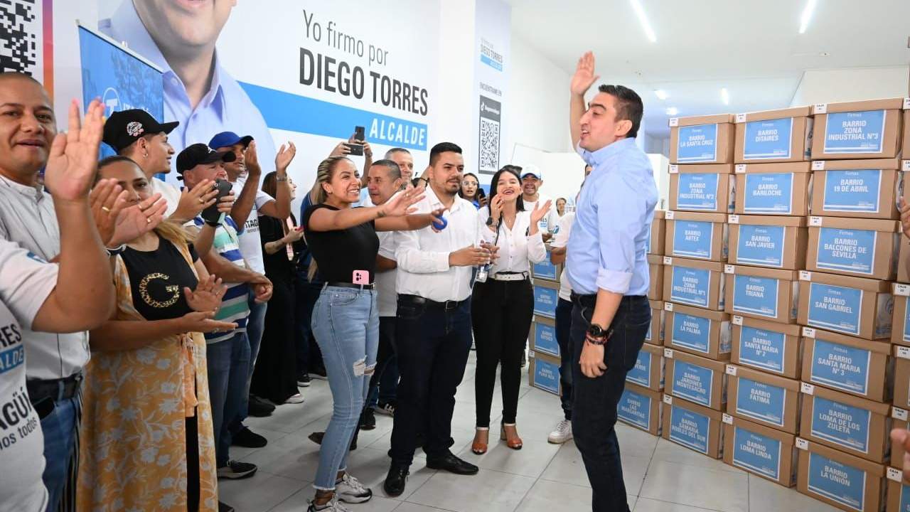 Diego Torres busca avalar su candidatura a la Alcaldía de Itagüí con más de 814 firmas