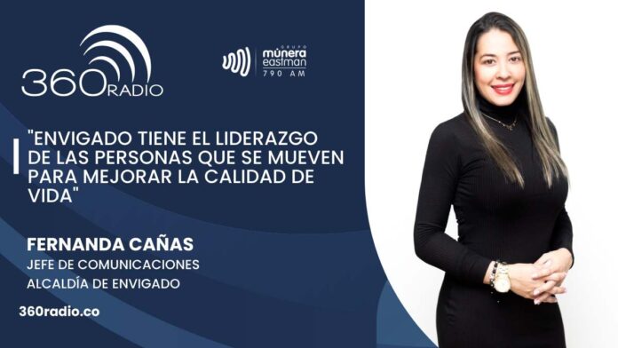 “Envigado tiene el liderazgo de las personas que se mueven para mejorar la calidad de vida”: Fernanda Cañas