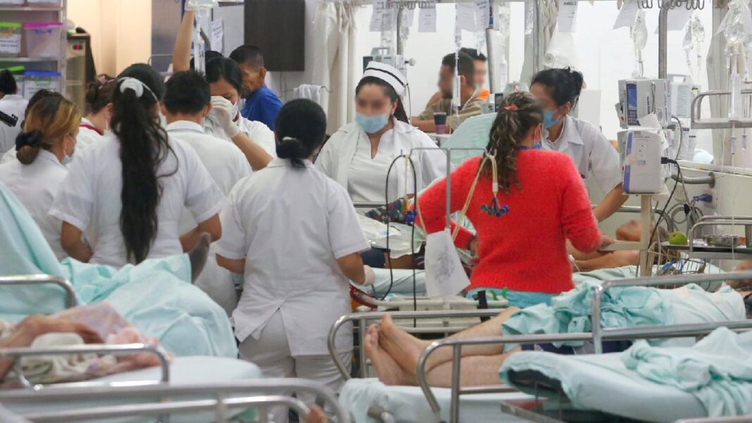 Bogotá tiene sobreocupación del 171% en hospitales