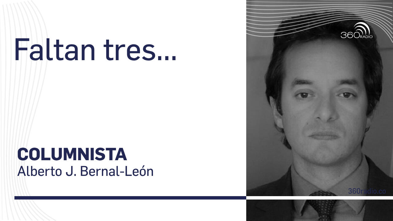 Faltan tres...
