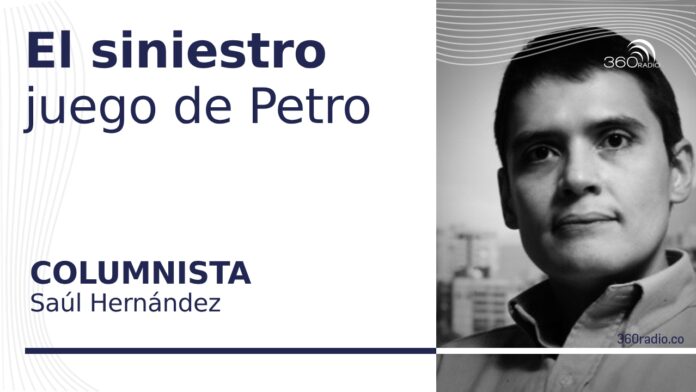 El siniestro juego de Petro