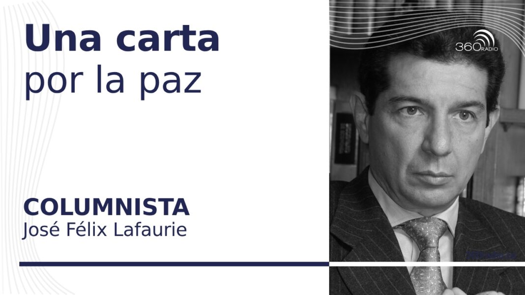 Una carta por la paz