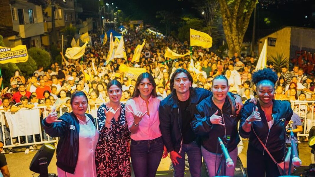 Corredor, campaña en la comuna 13