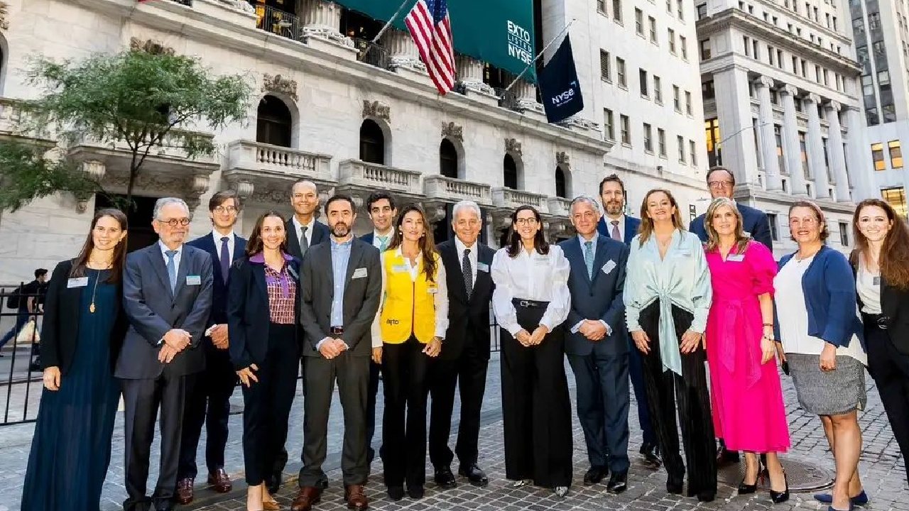 Grupo Éxito tocó la campana de la Bolsa de Nueva York por su llegada a Wall Street