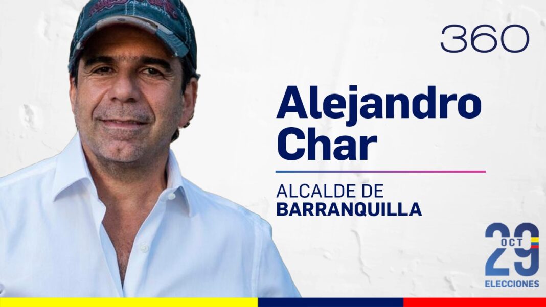 El candidato del partido Cambio Radical arrasó en las urnas de la ciudad de Barranquilla y se convierte por tercera vez alcalde la puerta de oro.