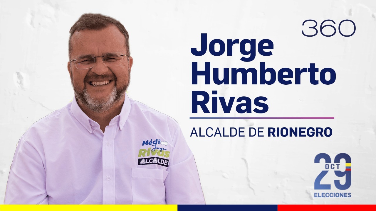 Jorge Rivas nuevo alcalde de Rionegro