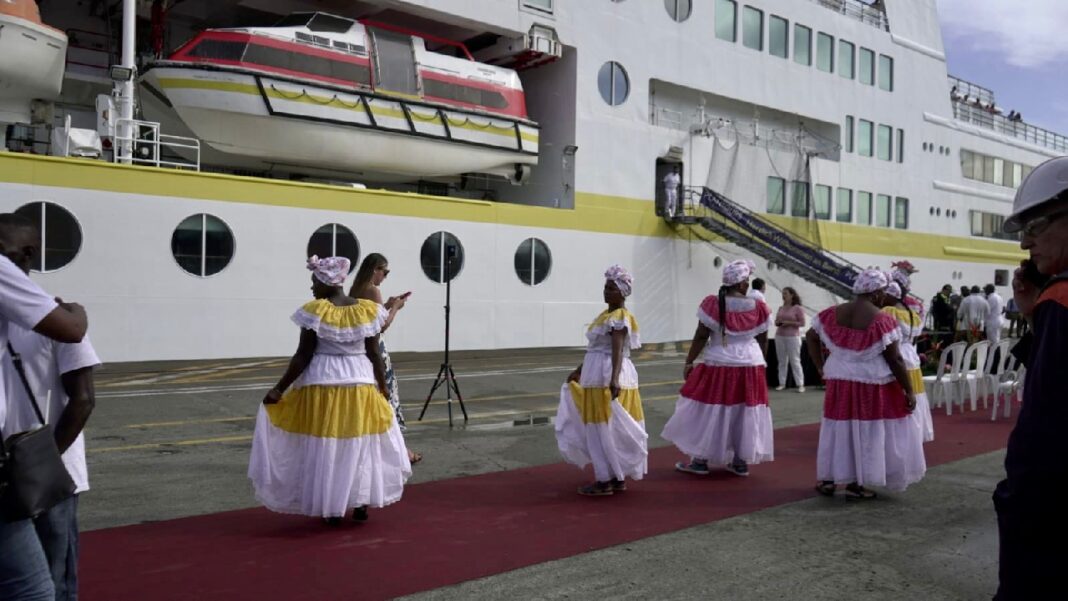 Así es el crucero que llegó por primera vez a Buenaventura