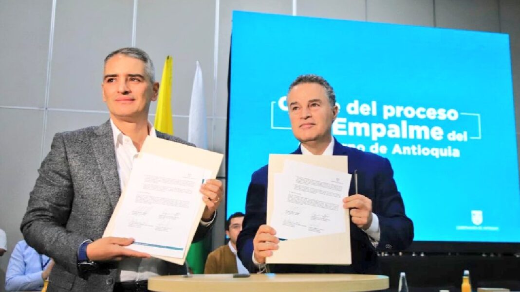 Finalizó el proceso de empalme de la Gobernación de Antioquia entre Aníbal Gaviria y Andrés Julián Rendón