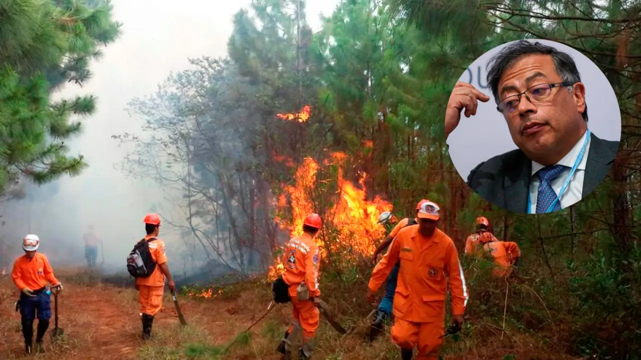 El presidente Petro convocó este miércoles un Consejo de Ministros para el día estudiar las medidas que debe tomar el país ante la creciente ola de incendios forestales en los municipios del país a causa del Fenómeno del Niño.