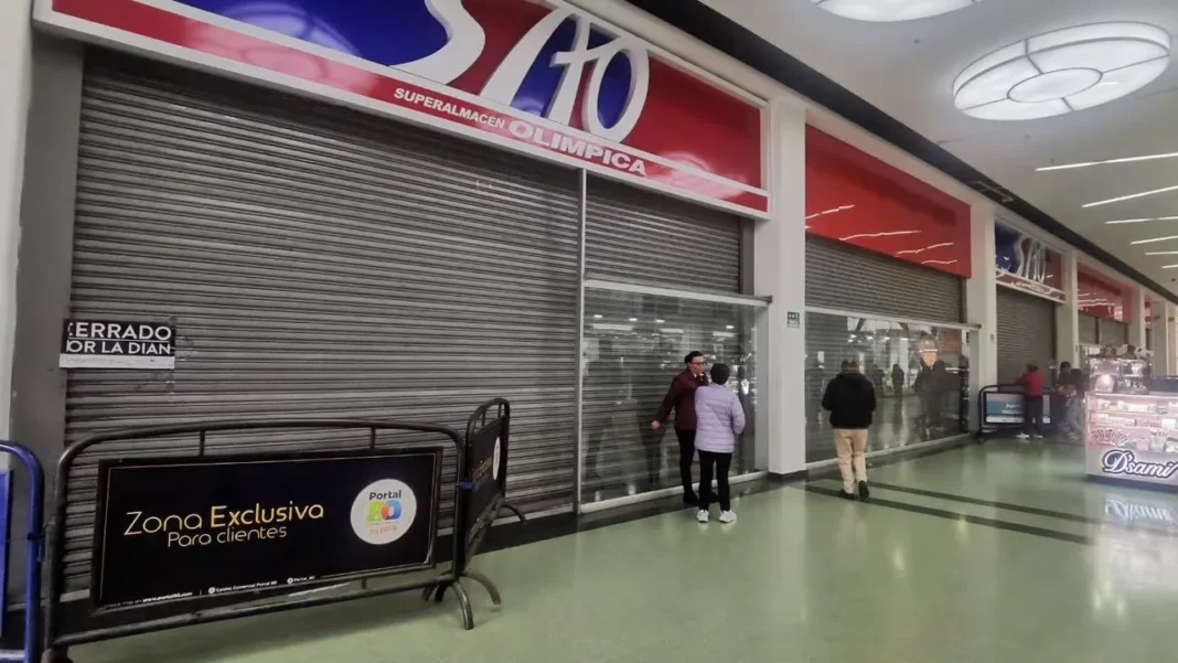 ¿Qué respondió Olímpica luego de que la Dian le cerrara un local en Bogotá?