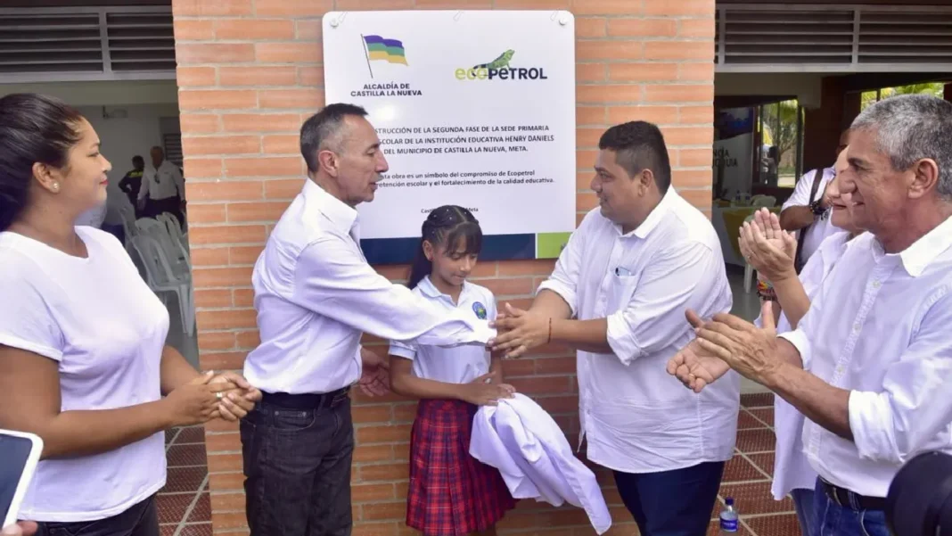 Ecopetrol invierte $32.603 millones en el bienestar del Meta: gas natural y educación de calidad
