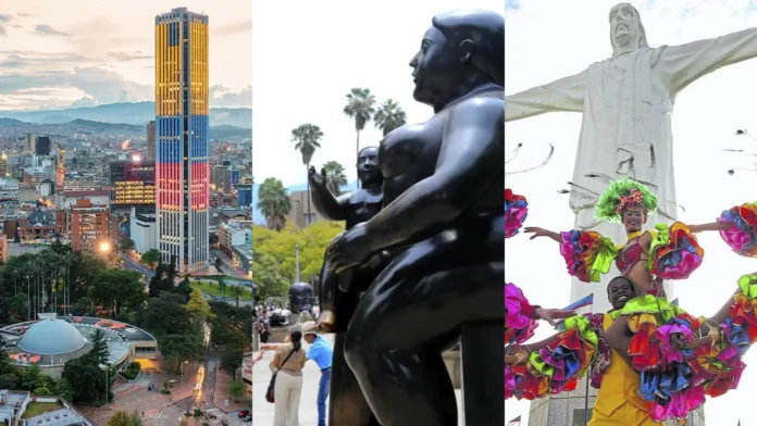 Bogotá, Medellín y Cali lideran el Índice de Competitividad Turística Regional de Colombia 2023.