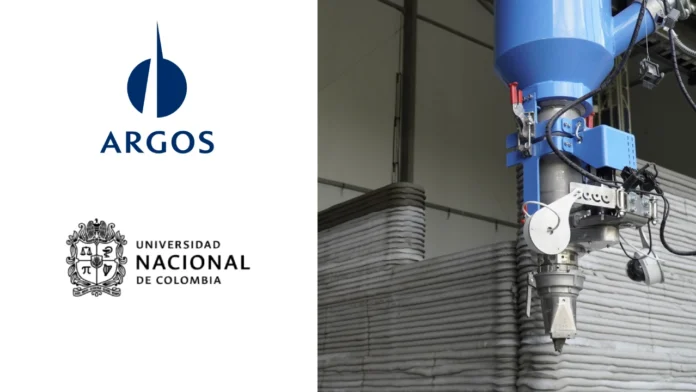 Cementos Argos y Universidad Nacional instalan primera impresora 3D en concreto en Colombia para construcción de viviendas