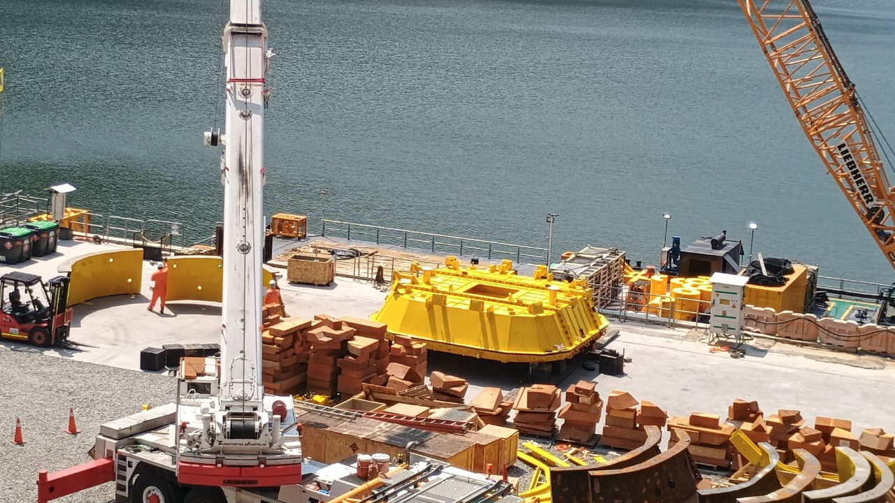 Hidroituango llegó al 92,59 % de avance constructivo.